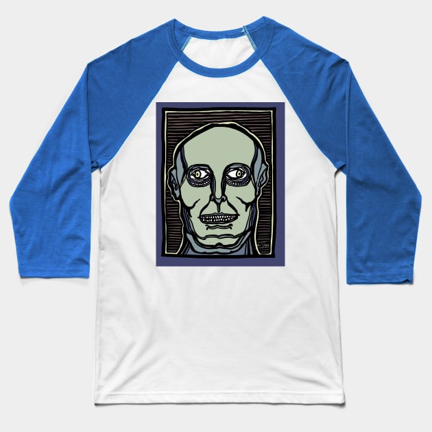 Future Face Quasitronic Man Baseball T-Shirt by JSnipe